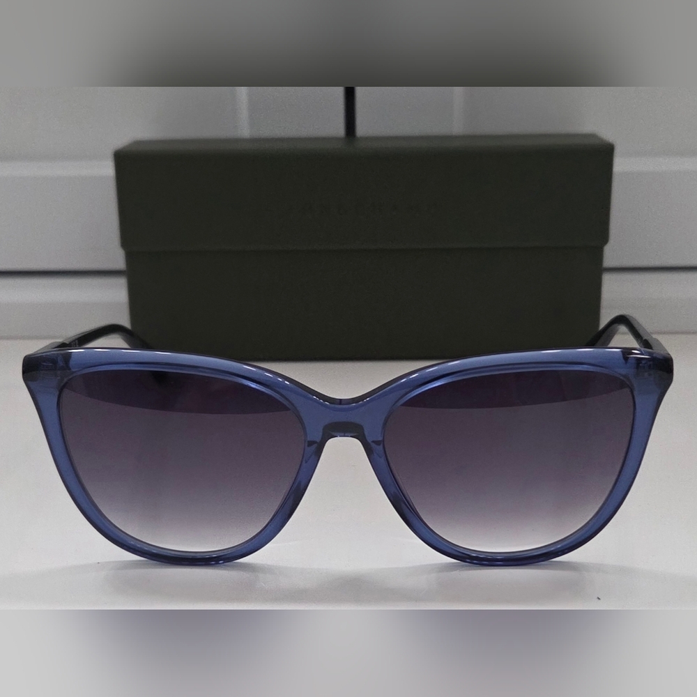 Longchamp Designer Sunglasses Blue Gradient Lenses New- W/ Collapsible Case - Picture 2 of 11